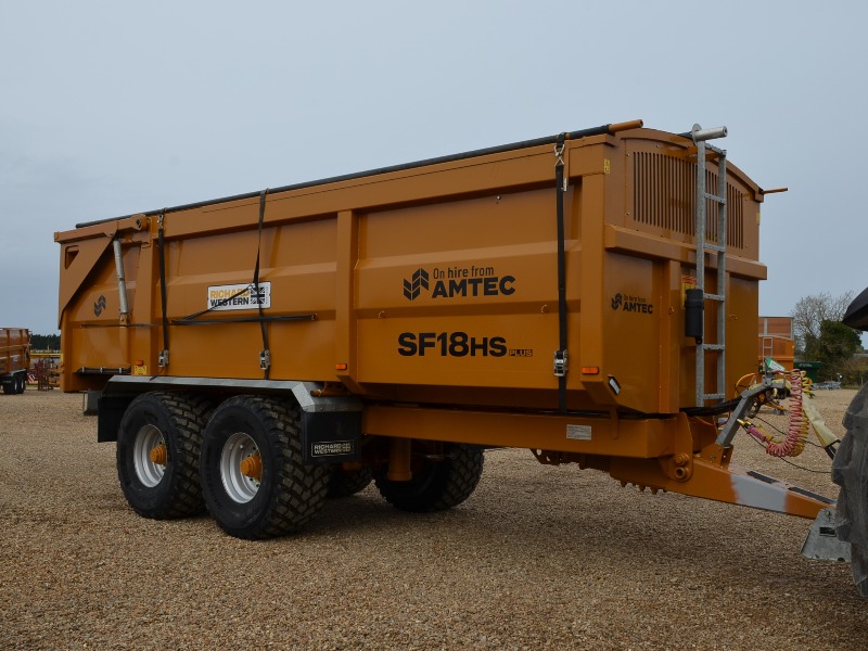 Richard Western SF18HS Plus silage trailer 18 tonne