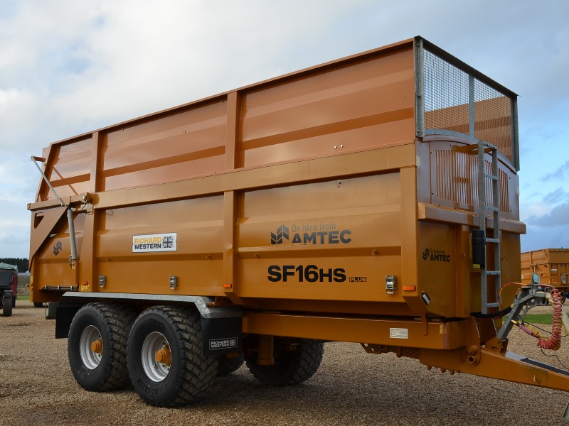 Richard Western SF16HS Plus silage trailer 16 tonne