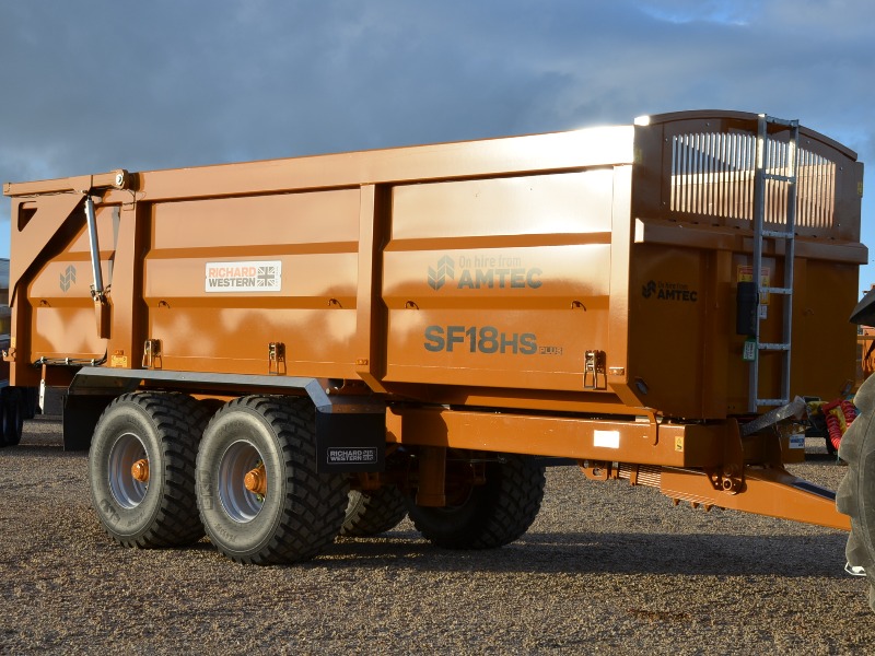 Richard Western SF18HS Plus silage trailer 18 tonne