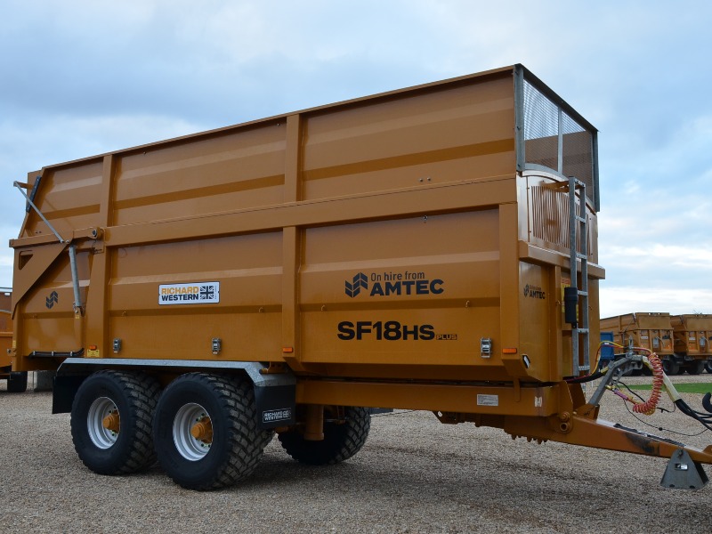 Richard Western SF18HS Plus silage trailer 18 tonne
