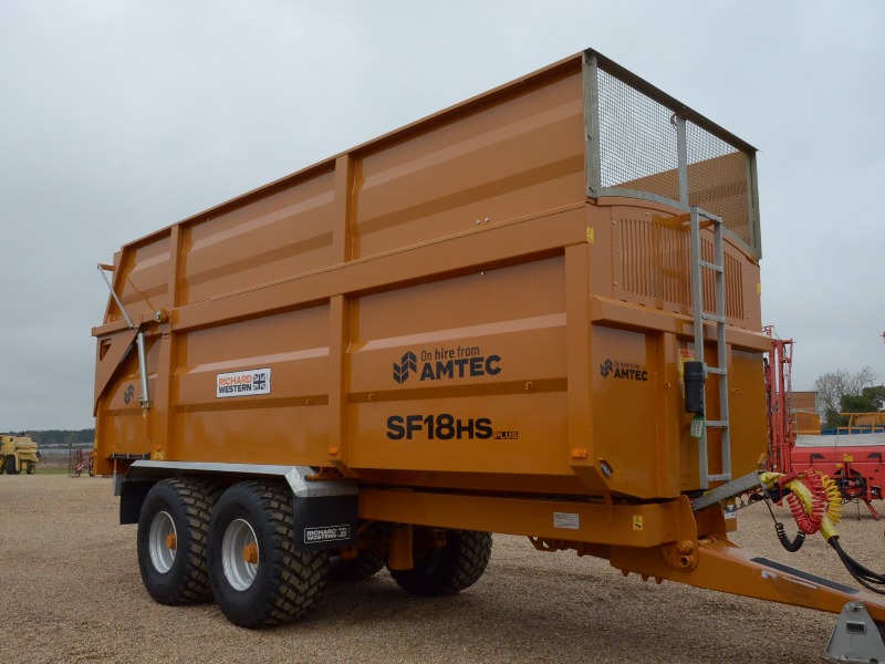 Richard Western SF18HS Plus silage trailer 18 tonne