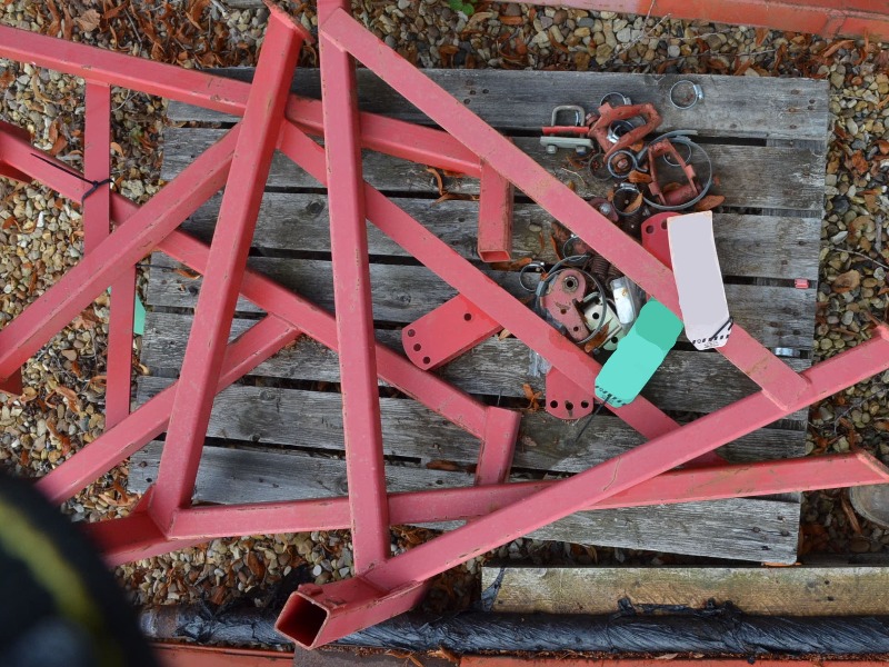 Kverneland combination drill stand